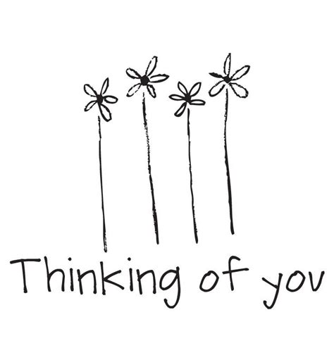 Printable Black And White Thinking Of You Cards